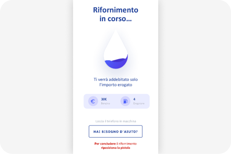 Rifornimento in corso