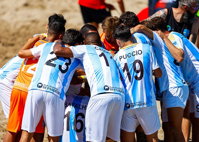 Stand Beach soccer Tour a Terracina 