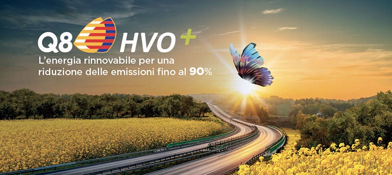 Nuovi Carburanti Q8 Hi Perform e HVO+