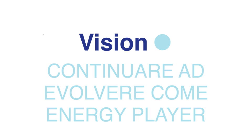 Vision - continuare ad evolvere come energy player