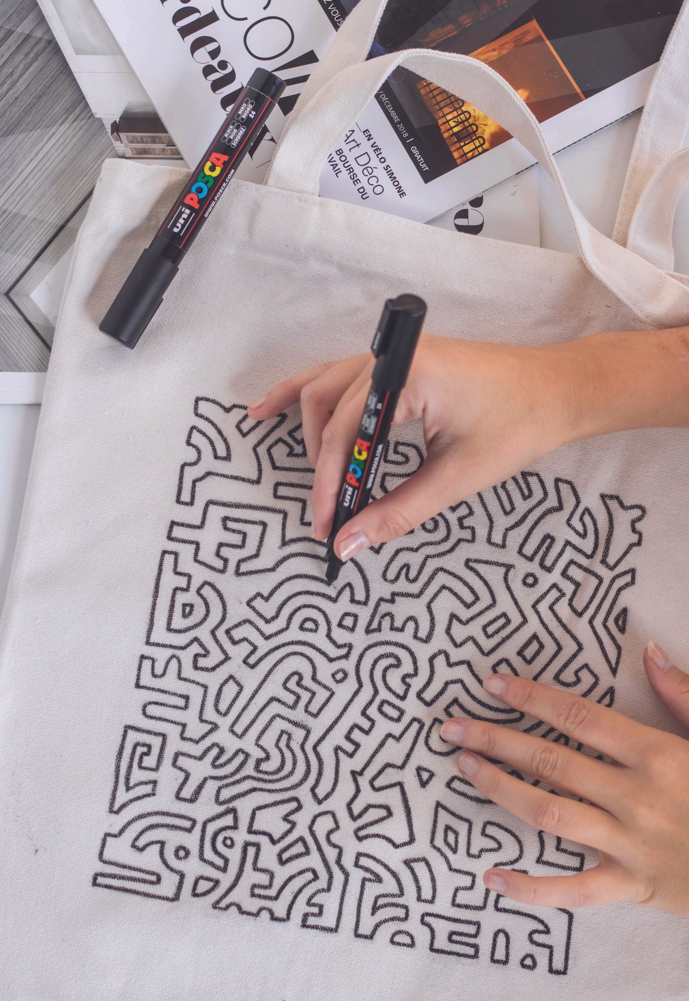 Maglietta con Uniposca