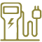 Icona Energia elettrica fornita ai veicoli Q8