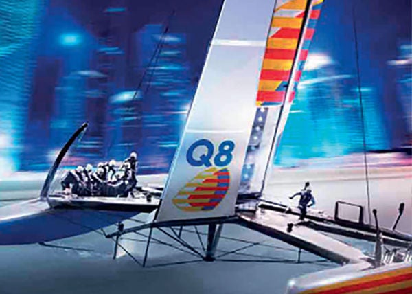 2004 - vela Q8 in studio tv