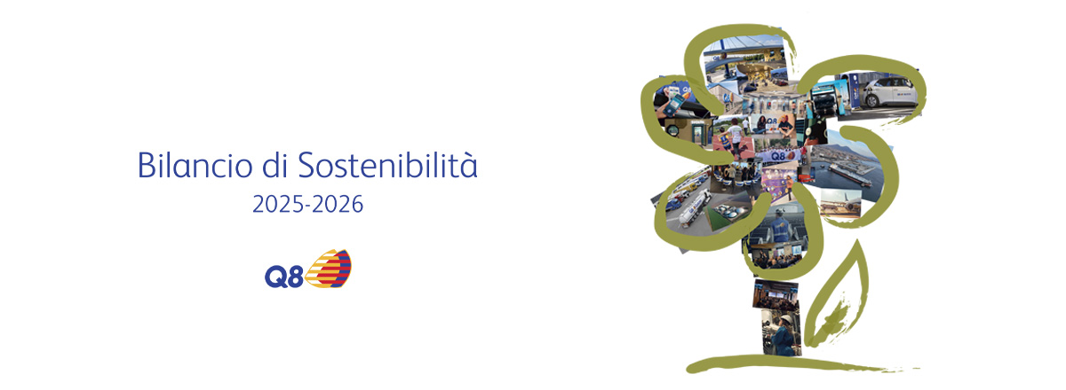 Q8 Italia pubblica il Bilancio di Sostenibilità 2025–2026