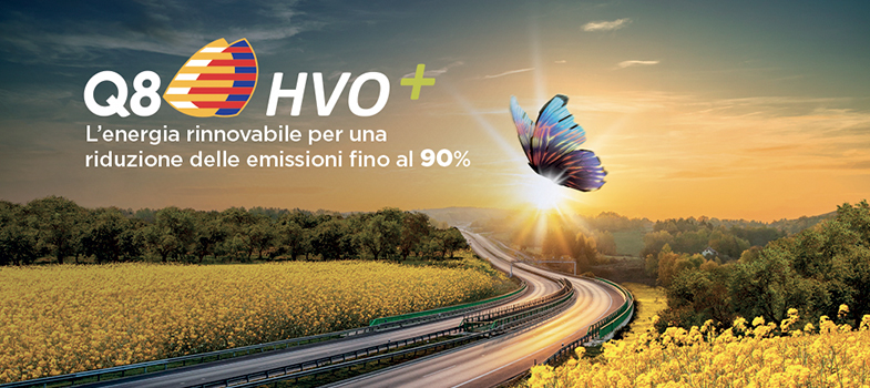 Q8 lancia l'innovativo biocarburante Q8 HVO+ e le nuove formulazioni dei prodotti Q8 Hi Perform