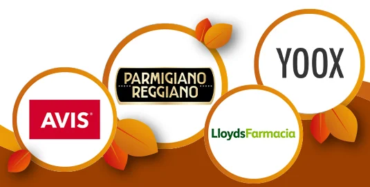 L’autunno è pieno di nuovi vantaggi con Shop&Reward! Entra in ClubQ8 e scopri le offerte a te riservate da Avis, Parmigiano Reggiano, Lloyds Farmacia e Yoox.