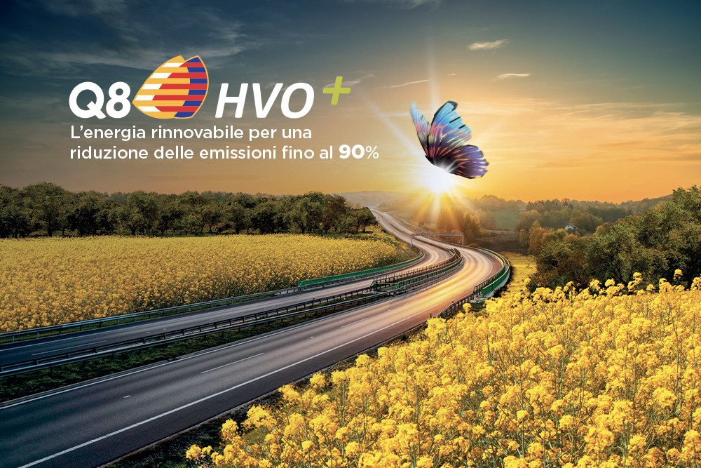Q8 lancia l’innovativo biocarburante Q8 HVO+ e le nuove formulazioni dei prodotti Q8 Hi Perform